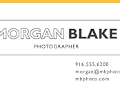 "Simple Houndstooth" - Business Cards in Lemon by Jill Means - Detail