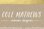 "Gold Dip" - Business Cards in Kraft by Hooray Creative - Detail
