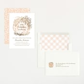 "Little Pumpkin" - Baby Shower Invitations in Peach by Paper Sun Studio - Assembled