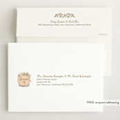 "Little Pumpkin" - Baby Shower Invitations in Peach by Paper Sun Studio - FREE Recipient Addressing
