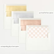 "Little Pumpkin" - Baby Shower Invitations in Peach by Paper Sun Studio - Envelope Liner Options