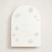 "Snowflakes" - Baby Shower Invitations in Glacier by Baumbirdy - Front