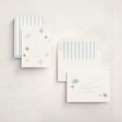 "Snowflakes" - Baby Shower Invitations in Glacier by Baumbirdy - Assembled