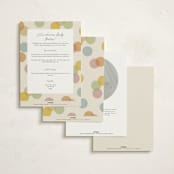 "Layers" - Baby Shower Invitations in Pastel by Ellen Schlegelmilch - Back of Card Options