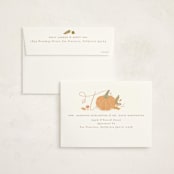 "Little Pumpkin" - Baby Shower Invitations in Latte by Creo Study - FREE Recipient Addressing