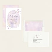 "Fabled" - Baby Shower Invitations in Blush by Jelena Vuletic - Assembled