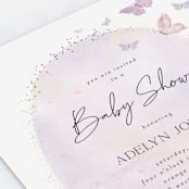 "Fabled" - Baby Shower Invitations in Blush by Jelena Vuletic - Detail