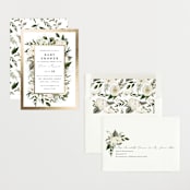 "Classic Love" - Baby Shower Invitations in Vanilla by Susan Moyal - Assembled