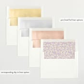 "Floral Wisp" - Baby Shower Invitations in Lavender by Susan Moyal - Envelope Liner Options