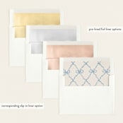 "ribbon bow drawing" - Baby Shower Invitations in Dusty Blue by Cass Loh - Envelope Liner Options