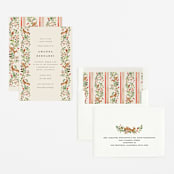 "Highlands" - Baby Shower Invitations in Peach Pie by Sarah Knight - Assembled