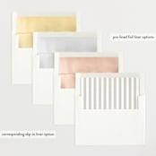 "Aveline" - Baby Shower Invitations in Diamond by Kate Ahn - Envelope Liner Options
