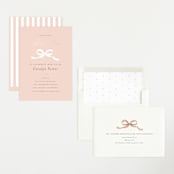 "Sweetheart" - Baby Shower Invitations in Blush by Paper Raven Co. - Assembled