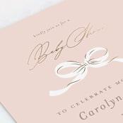"Sweetheart" - Baby Shower Invitations in Blush by Paper Raven Co. - Detail