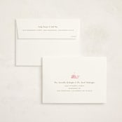 "Baby Whale On The Way" - Baby Shower Invitations in Baby Pink by mo kelley - FREE Recipient Addressing