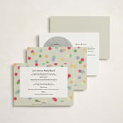 "Colorful Baby Sprinkle" - Baby Shower Invitations in Color Pop by Stephanie Heinrich Godbout - Back of Card Options