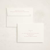 "Fframed Bow" - Baby Shower Invitations in Blush by Baumbirdy - FREE Recipient Addressing