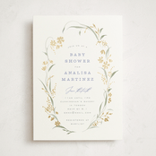 "Lottie" - Baby Shower Invitations in Lilac by Erin L. Wilson - Front