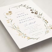 "Lottie" - Baby Shower Invitations in Lilac by Erin L. Wilson - Detail