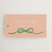 "Lemonade" - Bridal Shower Favor Tags in Strawberry Matcha by Vera Lim - Front