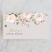 "Bridal Cake" - Bridal Shower Favor Tags in Mist by Itsy Belle Studio - Front