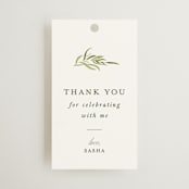 "Verdure" - Bridal Shower Favor Tags in Garden by Leah Bisch - Front