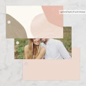 "Arched" - Bridal Shower Favor Tags in Divine by Pixel and Hank - Back of Card Options