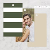 "Flower Bar" - Bridal Shower Favor Tags in Bright by Heather Cairl - Back of Card Options