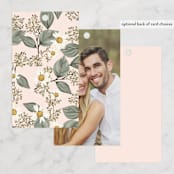 "Country Garden" - Bridal Shower Favor Tags in Petal by Susan Moyal - Back of Card Options