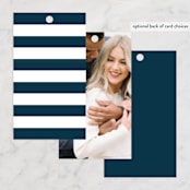 "I Do BBQ Grill" - Bridal Shower Favor Tags in Water by Heather Schertzer - Back of Card Options