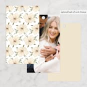 "floral bride" - Bridal Shower Favor Tags in Elegant Spring by Phrosné Barwood - Back of Card Options