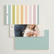 "Cheers And Beers" - Bridal Shower Favor Tags in Rainbow by Sara Hicks Malone - Back of Card Options