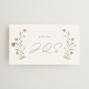 "Mai Tai" - Bridal Shower Favor Tags in Orchid by letterfix - Front