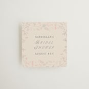 "Floral Wisp" - Bridal Shower Favor Tags in Ivory by Angela Thompson - Front