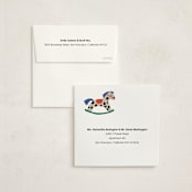 "Rocking Baby Shower" - Baby Shower Invitations in Peach by Harriet Richter - FREE Recipient Addressing