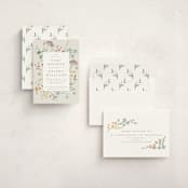 "Gentle Wildflower" - Baby Shower Invitations in Meadow by Petra Kern - Assembled