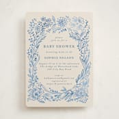 "Baby Frame" - Baby Shower Invitations in Frost by Petra Kern - Front