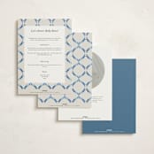 "Baby Frame" - Baby Shower Invitations in Frost by Petra Kern - Back of Card Options