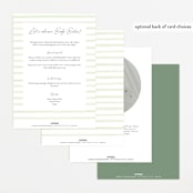 "sweet countryside" - Baby Shower Invitations in Meadow by Rebecca Durflinger - Back of Card Options