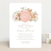"Banner announcement" - Baby Shower Invitations in Petal by Jennifer Wick - Front