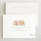 "Banner announcement" - Baby Shower Invitations in Petal by Jennifer Wick - FREE Recipient Addressing