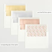 "Banner announcement" - Baby Shower Invitations in Petal by Jennifer Wick - Envelope Liner Options