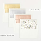 "Blooming Stork" - Baby Shower Invitations in Cornflower by Susan Zinader - Envelope Liner Options