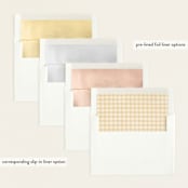 "Into the Woods" - Baby Shower Invitations in Earth by Jennifer Wick - Envelope Liner Options