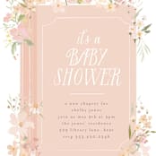 "Storybook" - Baby Shower Invitations in Carnation by Itsy Belle Studio - Detail