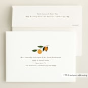 "Little Cutie" - Baby Shower Invitations in Clementine by Stacey Meacham - FREE Recipient Addressing