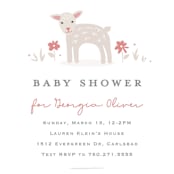 "Sweet Farm" - Baby Shower Invitations in Poppy by Carolyn MacLaren - Detail