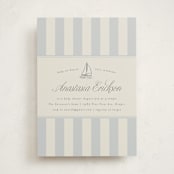 "On Board" - Baby Shower Invitations in Sailor by Stephanie Hawkes - Front
