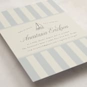 "On Board" - Baby Shower Invitations in Sailor by Stephanie Hawkes - Detail