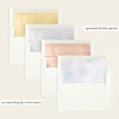 "Winter Baby Snowflakes" - Baby Shower Invitations in Bluebell by Alethea and Ruth - Envelope Liner Options